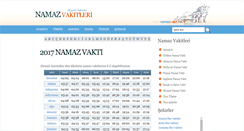 Desktop Screenshot of namazvakti.net