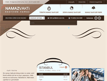 Tablet Screenshot of namazvakti.org